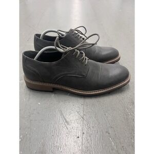 Perry Ellis Portfolio Men's Grady Gray Ultrafoam Oxford Dress Shoes Size 10